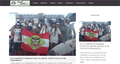 Desktop Screenshot of fecasurf.com.br